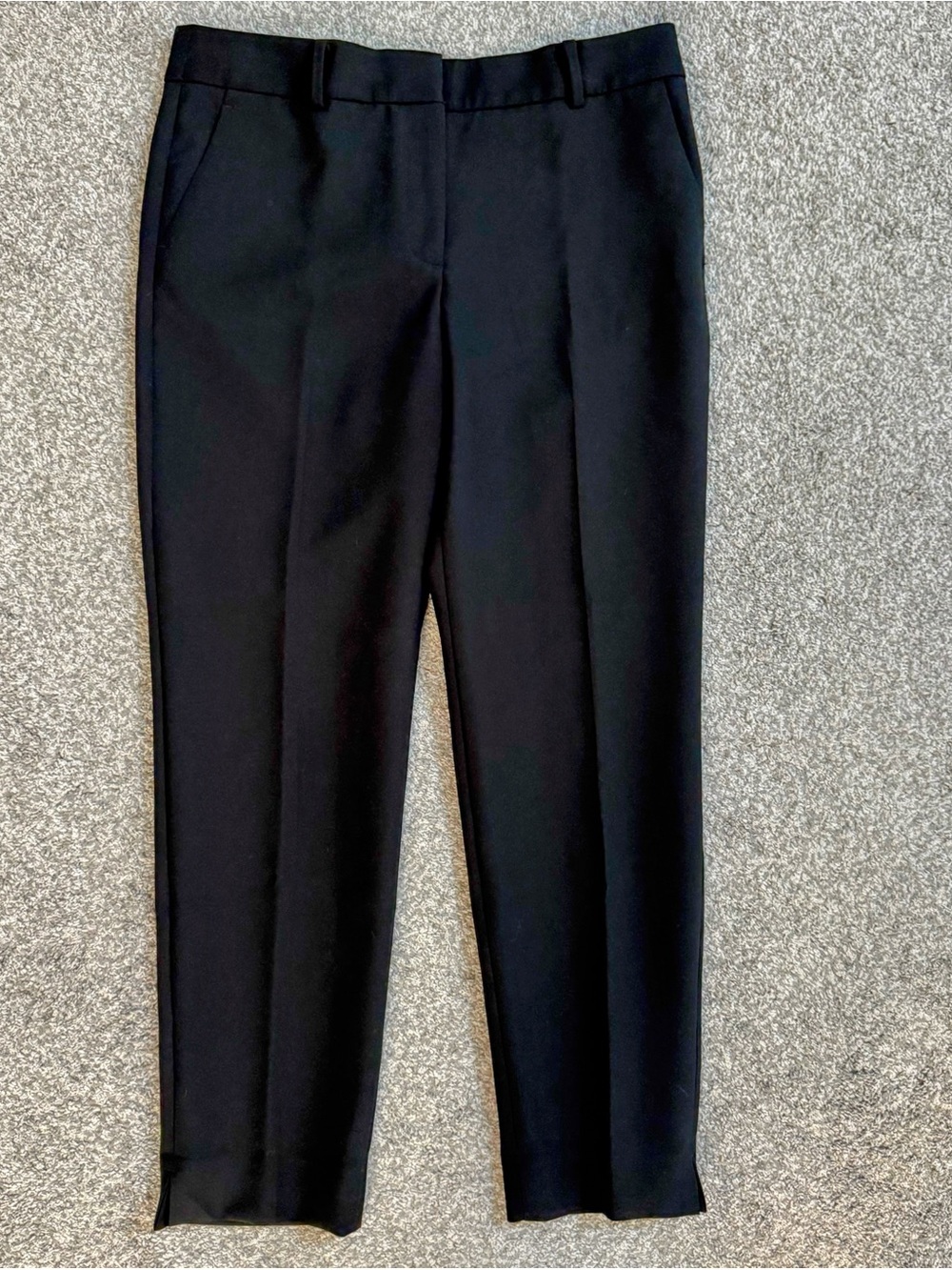 NWT Talbot's Women's Petite Size 6P Hampshire Ankle Pants Black Pleated